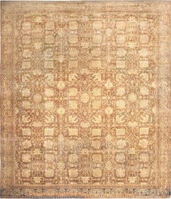 Large Antique Vase Design Indian Amritsar Rug 17 ft 5 in x 14 ft 8 in (5.31 m x 4.47 m)