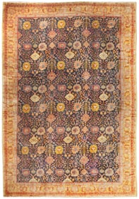 Antique Arts and Crafts Vase Rug 20 ft 6 in x 14 ft (6.25 m x 4.27 m)