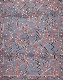 Scandinavian Mid-Century Modern Kilim Rug 10 ft 5 in x 8 ft 4 in (3.17 m x 2.54 m)
