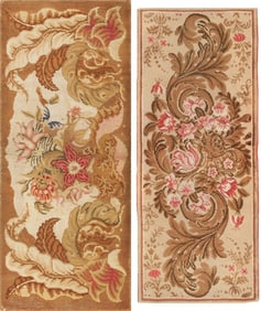 Rare Small Size English Axminster Antique Rug 7 ft 2 in x 3 ft 2 in (2.18 m x 0.97 m)+6