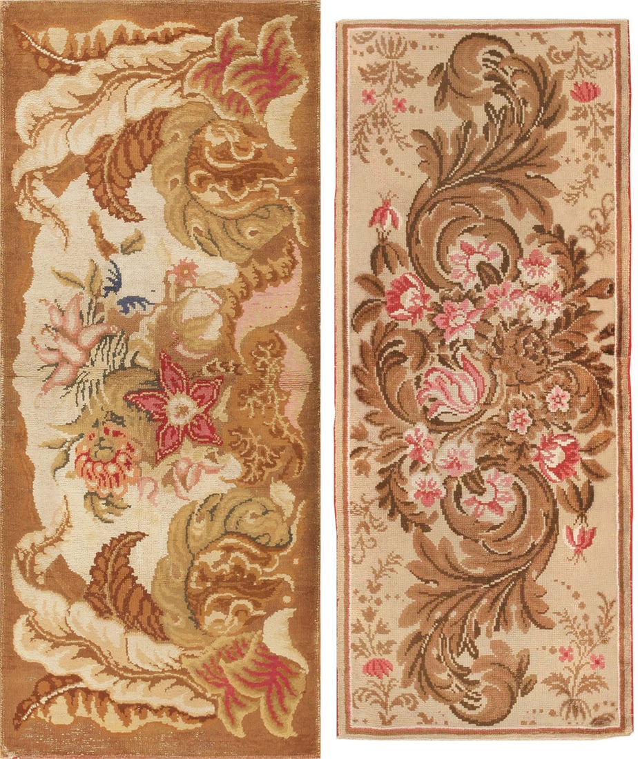 Rare Small Size English Axminster Antique Rug 7 ft 2 in x 3 ft 2 in (2.18 m x 0.97 m)+6 (1 of 15)