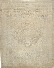 Antique 19th Century Persian Kerman Lavar Rug 14 ft 4 in x 12 ft (4.37 m x 3.66 m)