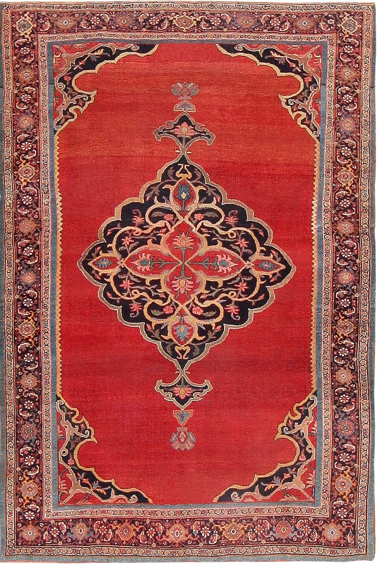 Fine Antique Persian Halvai Bidjar Rug 7 ft x 4 ft 8 in (2.13 m x 1.42 m) (1 of 8)
