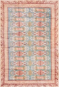 Vintage Room Size Mid Century Scandinavian Swedish Pile Rug 12 ft 8 in x 8 ft 6 in (3.86 m x 2.59 m)
