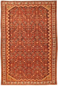 Fine Hertai Design Antique 19th Century Persian Sarouk Farahan Rug 6 ft 3 in x 4 ft 4 in (1.9 m x