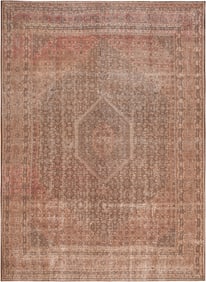 Vintage Persian Tabriz Rug 12 ft 1 in x 8 ft 8 in (3.68 m x 2.64 m)