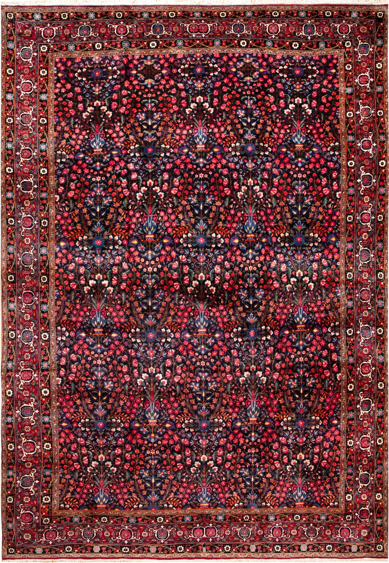 Antique Persian Kerman Rug 14 ft 10 in x 10 ft 3 in (4.52 m x 3.12 m) (1 of 9)