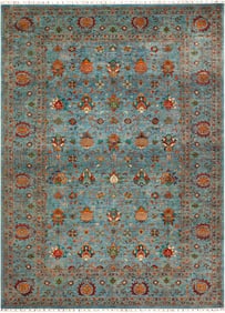 Modern Tabriz Style from Turkey 12 ft 2 in x 8 ft 10 in (3.7 m x 2.69 m)
