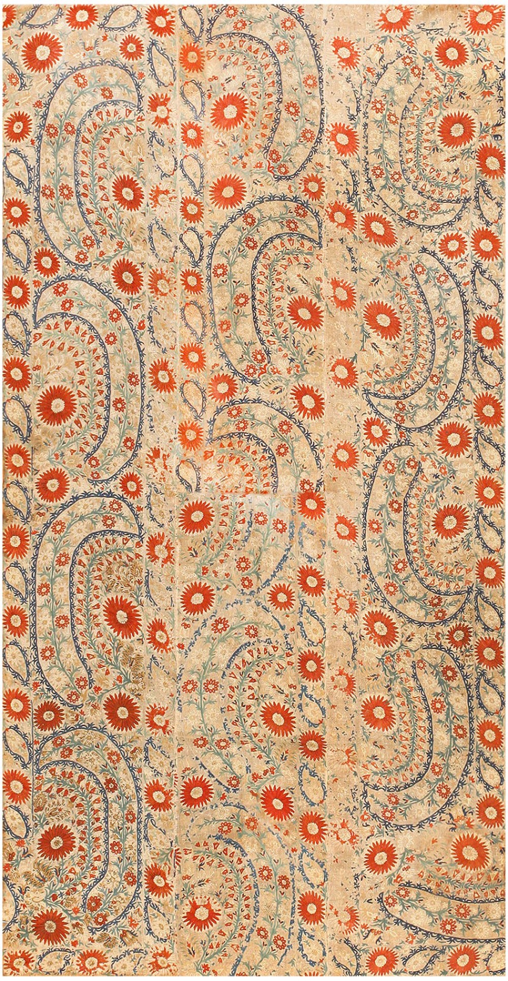 No Reserve - 17th Century Ottoman Textile Embroidery Rug 6 ft x 3 ft 2 in (1.83 m x 0.97 m) (1 of 12)