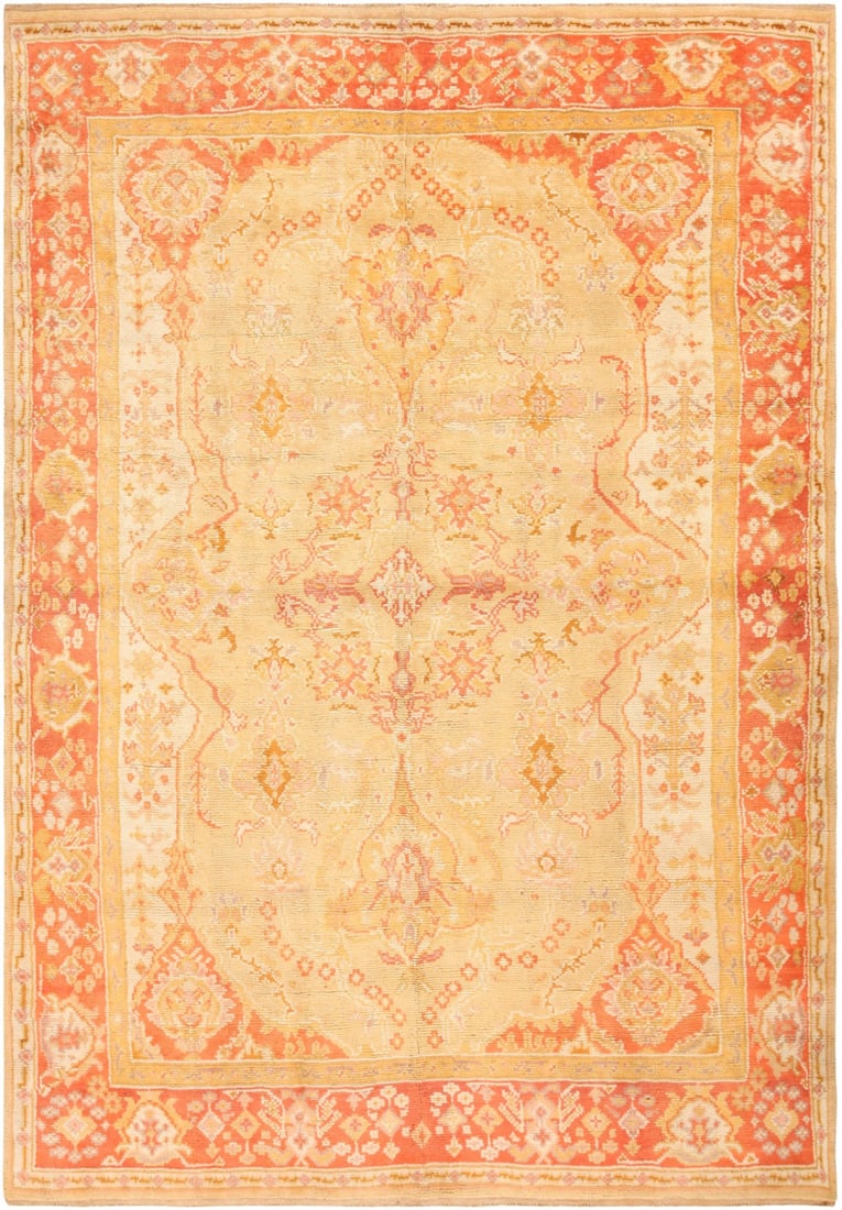 No Reserve - Antique Oushak Rug 13 ft 7 in x 9 ft 7 in (4.14 m x 2.92 m) (1 of 1)