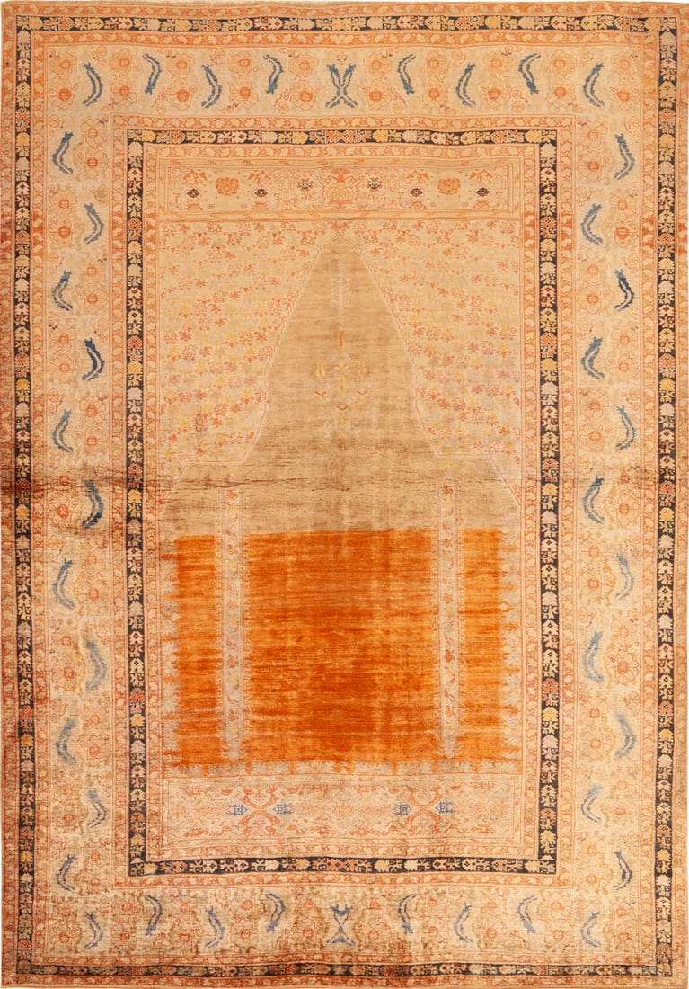 No Reserve - Silk Antique Persian Tabriz Rug 5 ft 8 in x 4 ft (1.72 m x 1.21 m) (1 of 1)