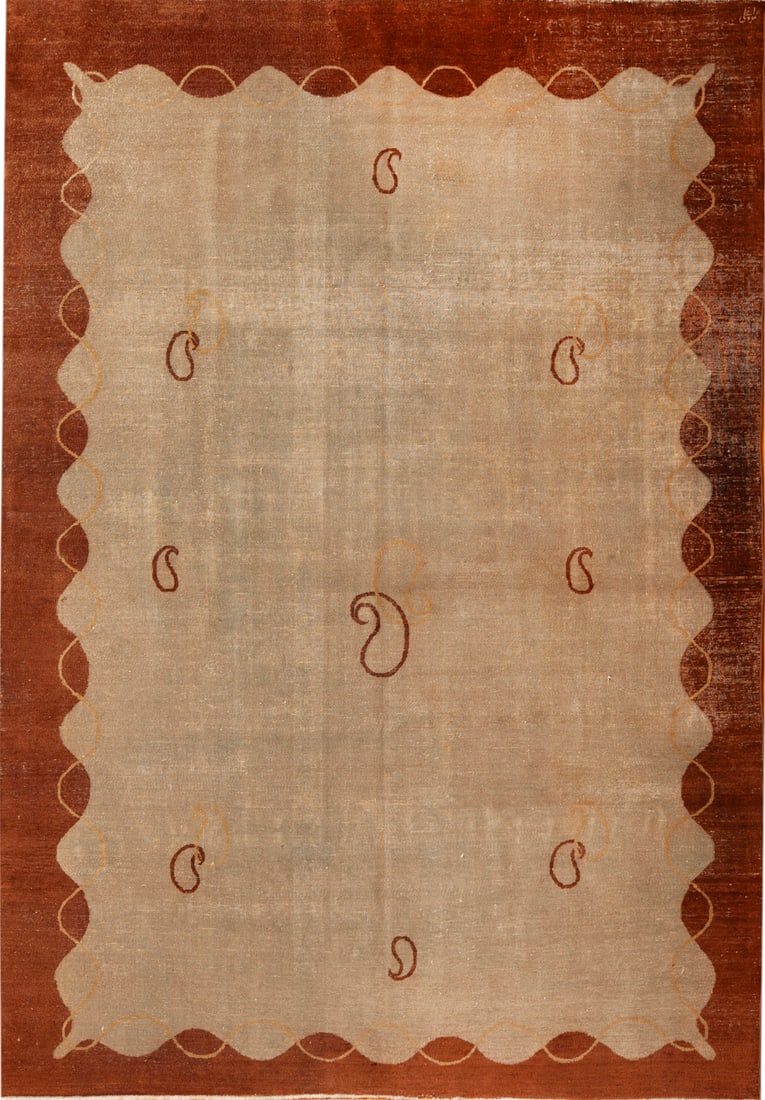 No Reserve - Antique Persian Mashad Amoghli 11 ft 3 in x 8 ft (3.42 m x 2.43 m): Curated collection of antique, vintage and modern rugs No Reserve - Antique Persian Mashad Amoghli Size: 11 ft 3 in x 8 ft (3.42 m x 2.43 m) Provenance: Property of New York estate An antique Pe