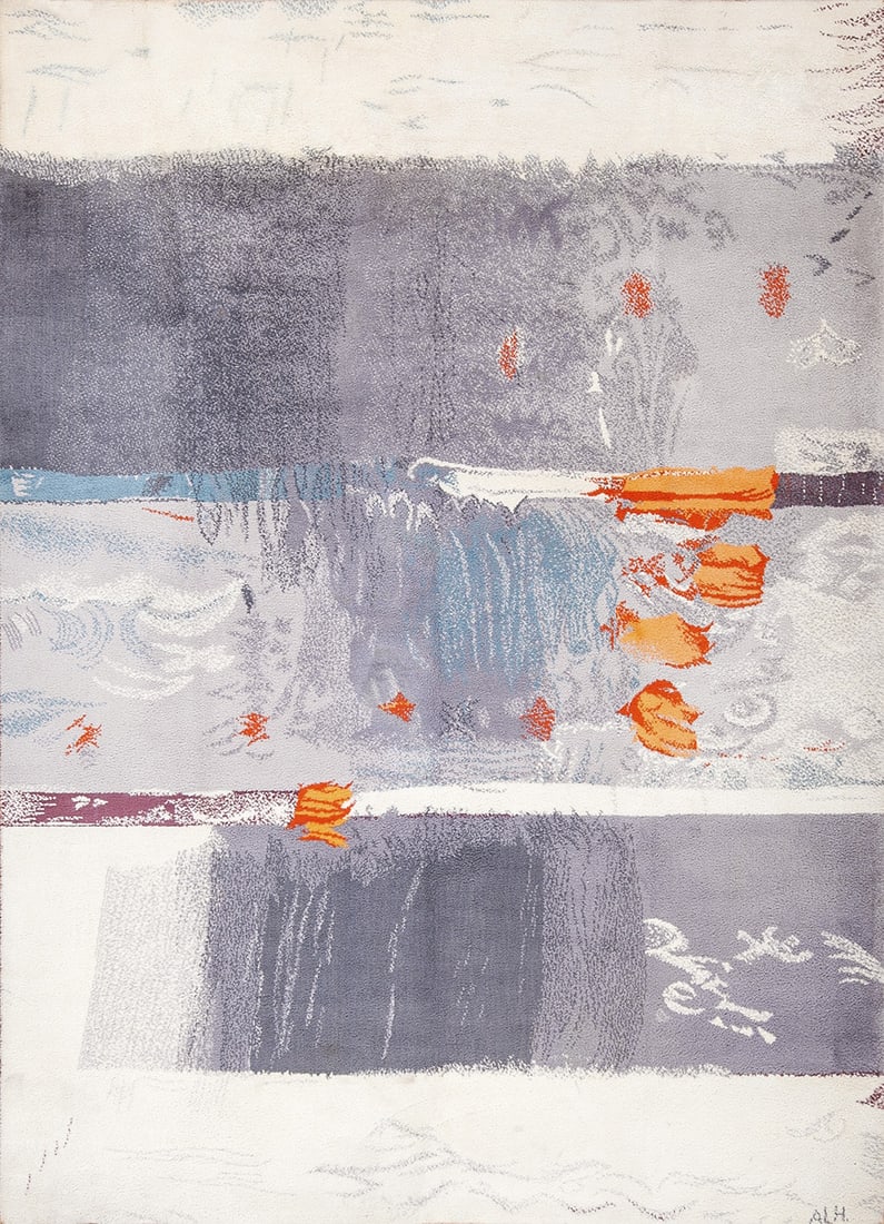 No Reserve - Vintage Swedish Ege Rug Based On Arne L. Hansen 11 ft x 8 ft 2 in (3.35 m x 2.49 m): Curated collection of antique, vintage and modern rugs No Reserve - Vintage Swedish Ege Rug Based On Arne L Hansen Size: 11 ft x 8 ft 2 in (3.35 m x 2.49 m) Provenance: Property of New York dealer <