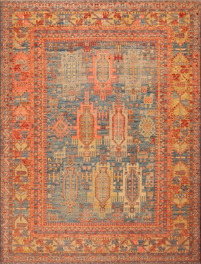 Bakshaish Modern Rug 10 ft 11 in x 9 ft 3 in (3.33 m x 2.82 m) (1 of 8)