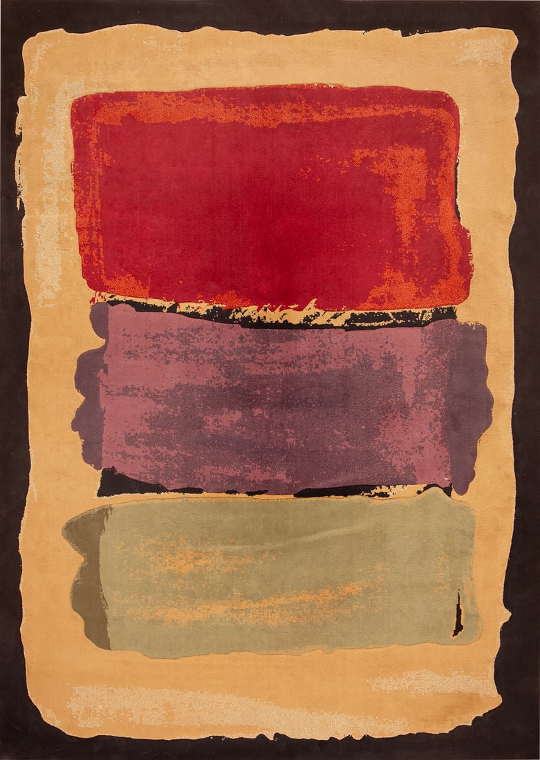 Andy Warhol Art Inspired Rug 10 ft 9 in x 7 ft 9 in (3.28 m x 2.36 m): Curated collection of antique, vintage and modern rugs Vintage Rug Inspired by Andy Warhol Art Size: 10 ft 9 in x 7 ft 9 in (3.28 m x 2.36 m) Provenance: Property of New York dealer This vibrant