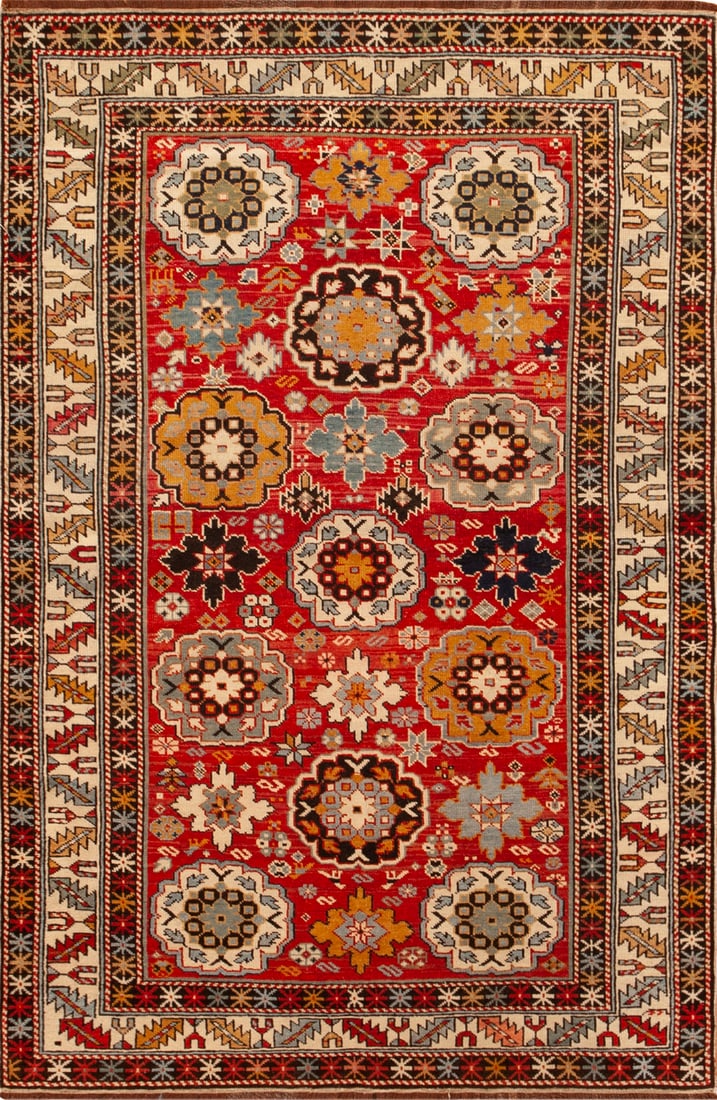 Antique Caucasian Kuba Rug 5 ft 2 in x 3 ft 4 in (1.57 m x 1.01 m) (1 of 1)