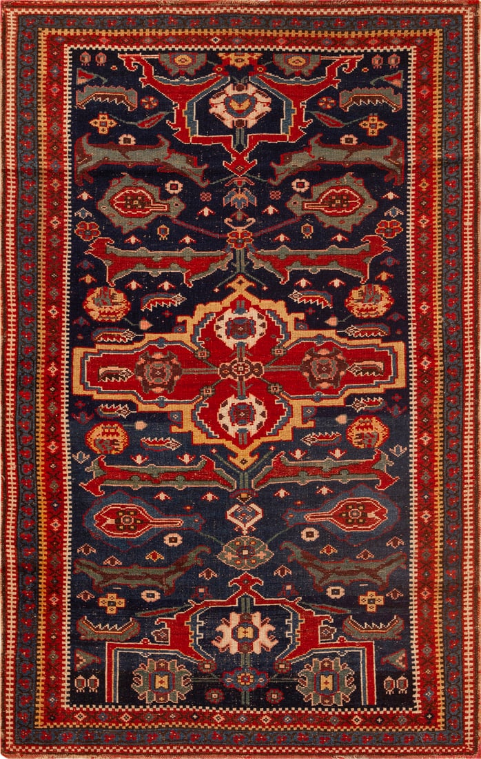 No Reserve - Antique Persian Kurdish Rug 5 ft 9 in x 3 ft 7 in (1.75 m x 1.09 m) (1 of 1)