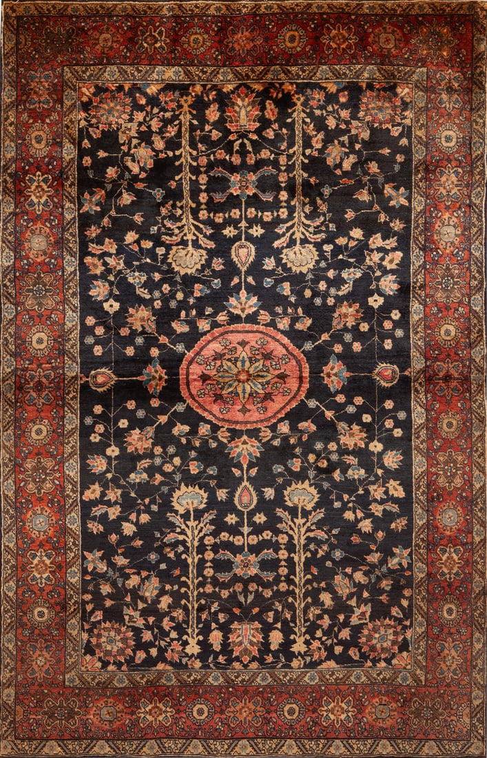 No Reserve - Antique Persian Sarouk Farahan Rug 6 ft 4 in x 4 ft (1.93 m x 1.21 m) (1 of 1)