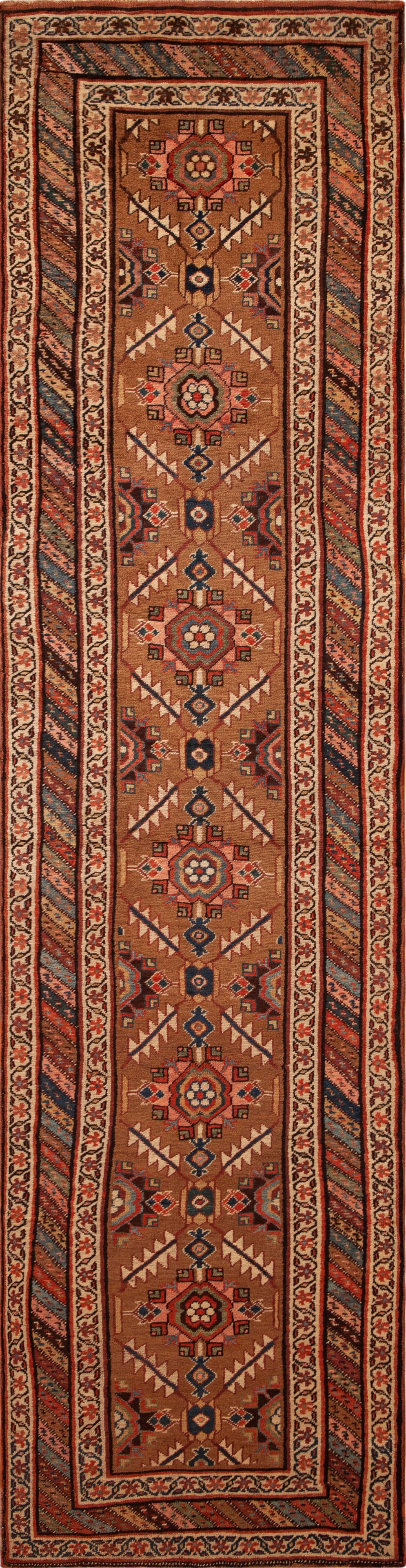 No Reserve - Antique Persian Bidjar Runner Rug 12 ft 10 in x 3 ft 2 in (3.91 m x 0.96 m) (1 of 1)