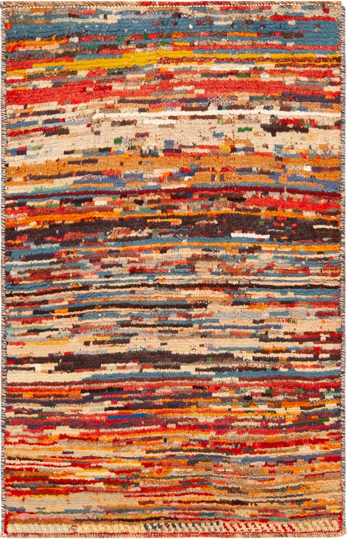 Vintage Persian Gabbeh Rug 4 ft x 2 ft 6 in (1.22 m x 0.76 m) (1 of 6)