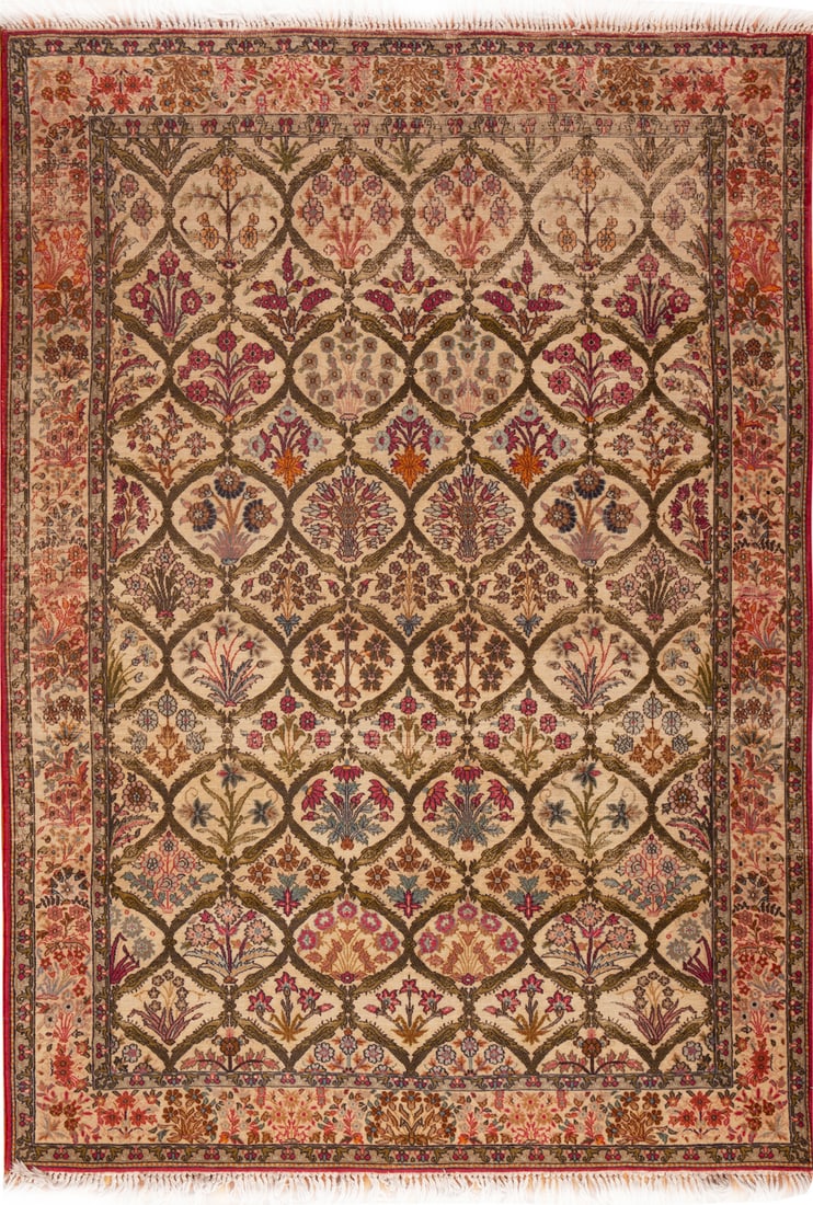 No Reserve - Antique Indian Agra Rug 6 ft 8 in x 4 ft 10 in (2.03 m x 1.47 m) (1 of 1)