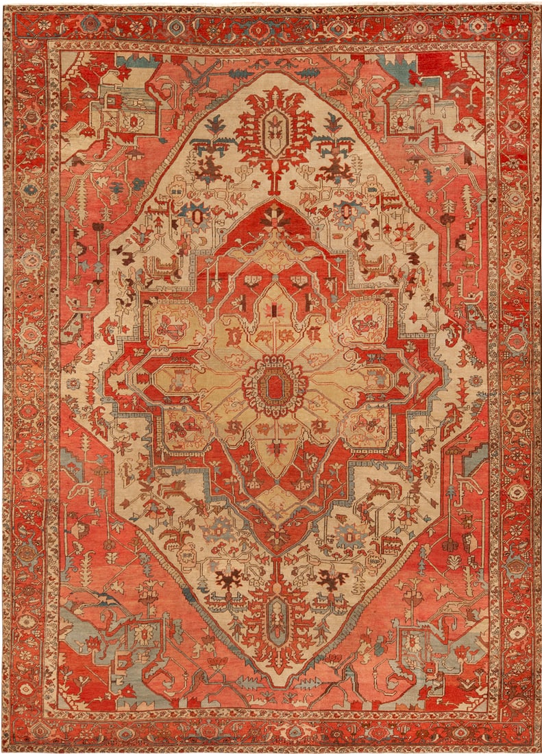 Large Antique Serapi Carpet, Northwest Persia, circa 1880 - 12 ft 3 in x 9 ft (3.73 m x 2.74 m) (1 of 8)