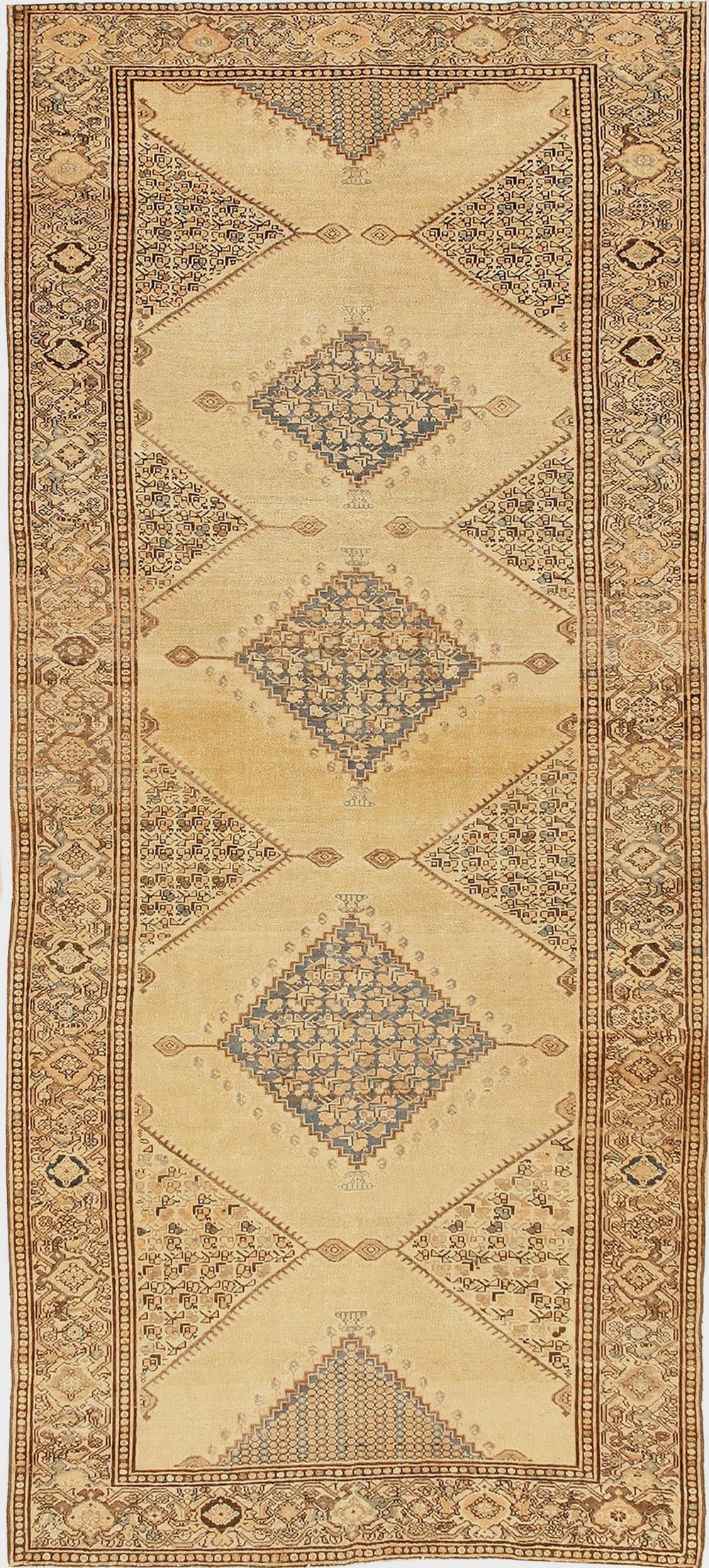 Antique Malayer Gallery Carpet, Western Persia, circa 1900 - 11 ft 10 in x 5 ft 4 in (3.61 m x 1.63 (1 of 8)