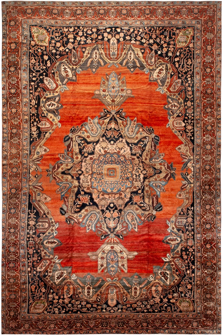 No Reserve - Monumental Mahal Carpet, Central Persia circa 1920 - 19 ft 7 in x 13 ft 2 in (5.96 m x (1 of 1)