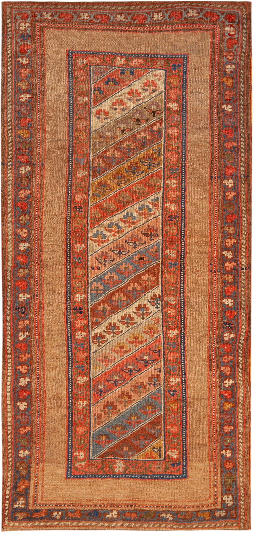 No Reserve - Antique Kurdish Rug, Western Persia, circa 1900 - 6 ft x 2 ft 11 in (1.82 m x 0.88 m) (1 of 1)
