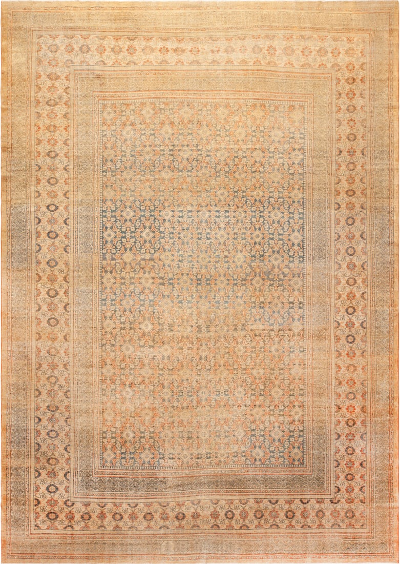 Large Antique Persian Khorassan Rug circa 1890 - 16 ft x 11 ft 2 in (4.88 m x 3.4 m) (1 of 12)