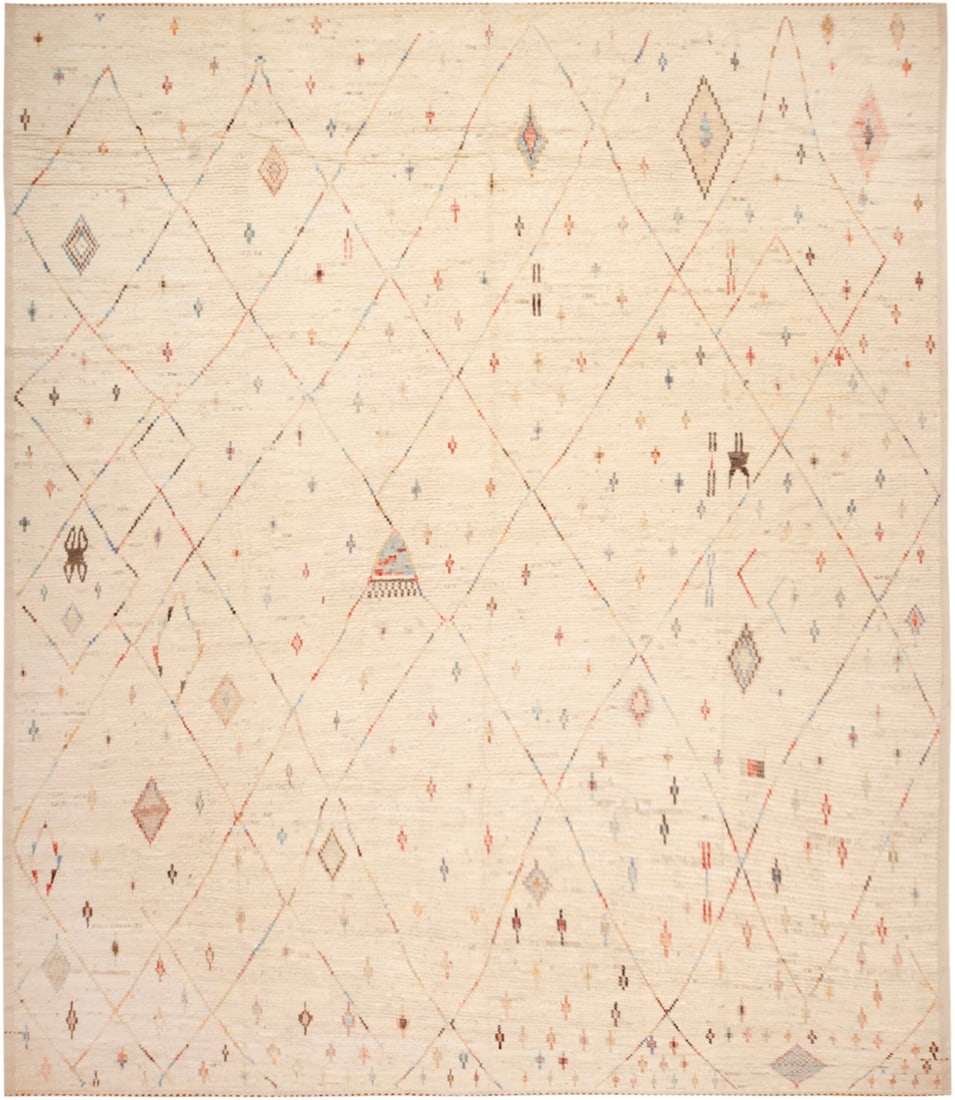 Large Contemporary Rug - 15 ft 6 in x 13 ft 8 in (4.72 m x 4.17 m) (1 of 10)