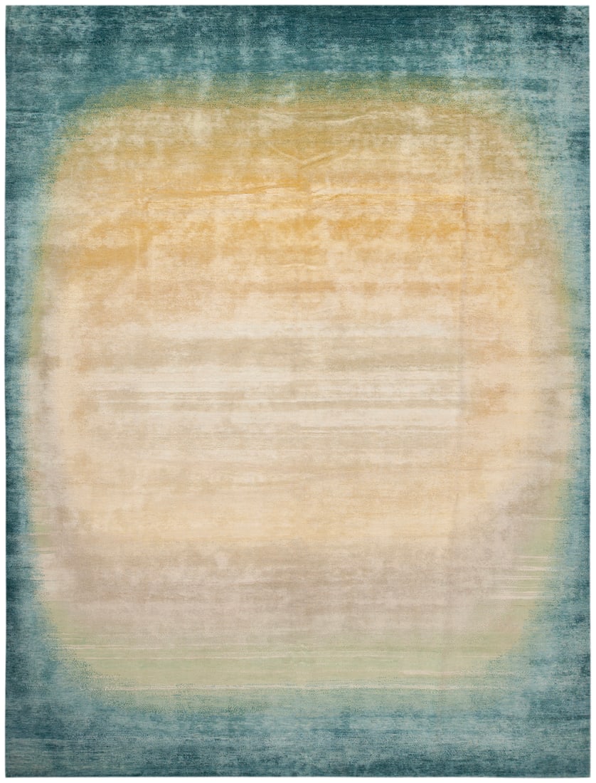 Modern Contemporary Rug - 12 ft x 9 ft (3.65 m x 2.74 m): Curated collection of antique, vintage and modern rugs Modern Contemporary Rug Size: 12 ft x 9 ft (3.65 m x 2.74 m) A generously proportioned contemporary carpet with a clean, understated aesthetic. M