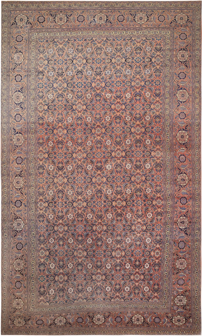 No Reserve - Large Antique Persian Tabriz Rug - 20 ft x 12 ft (6.09 m x 3.65 m) (1 of 1)