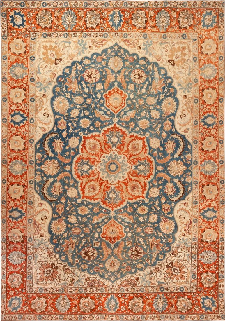 Vintage Persian Tabriz Rug - 12 ft 9 in x 9 ft 2 in (3.89 m x 2.79 m) (1 of 1)