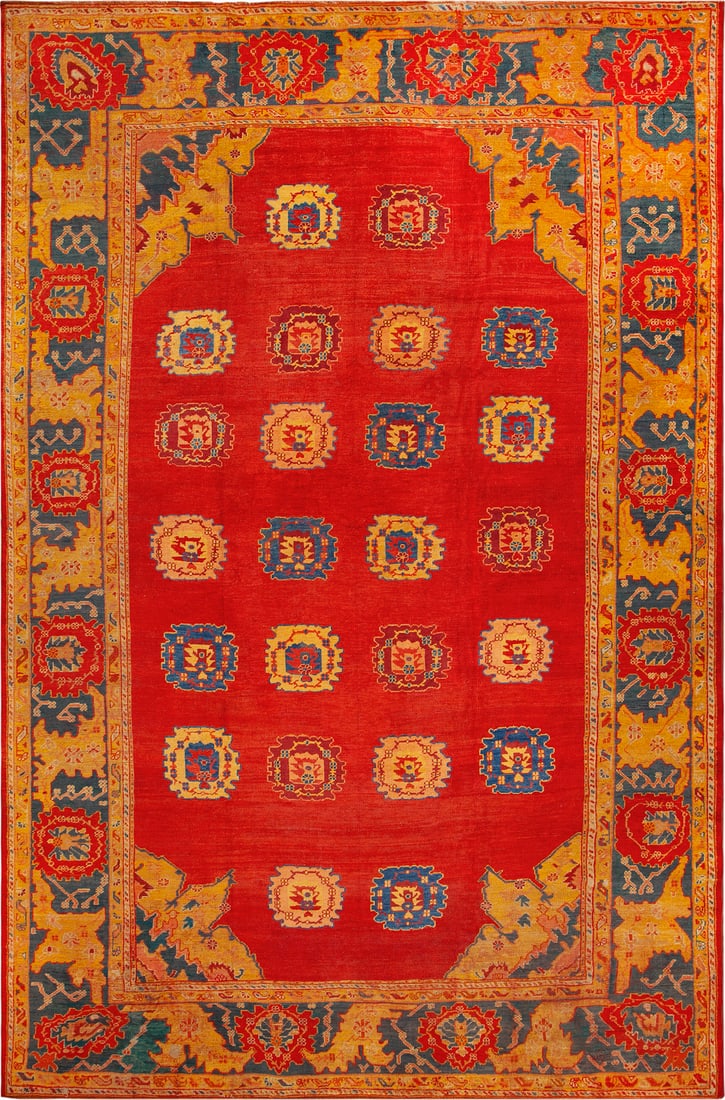 Antique Turkish Oushak Rug - Circa 1900 - 15 ft 6 in x 10 ft 1 in (4.72 m x 3.07 m) (1 of 9)