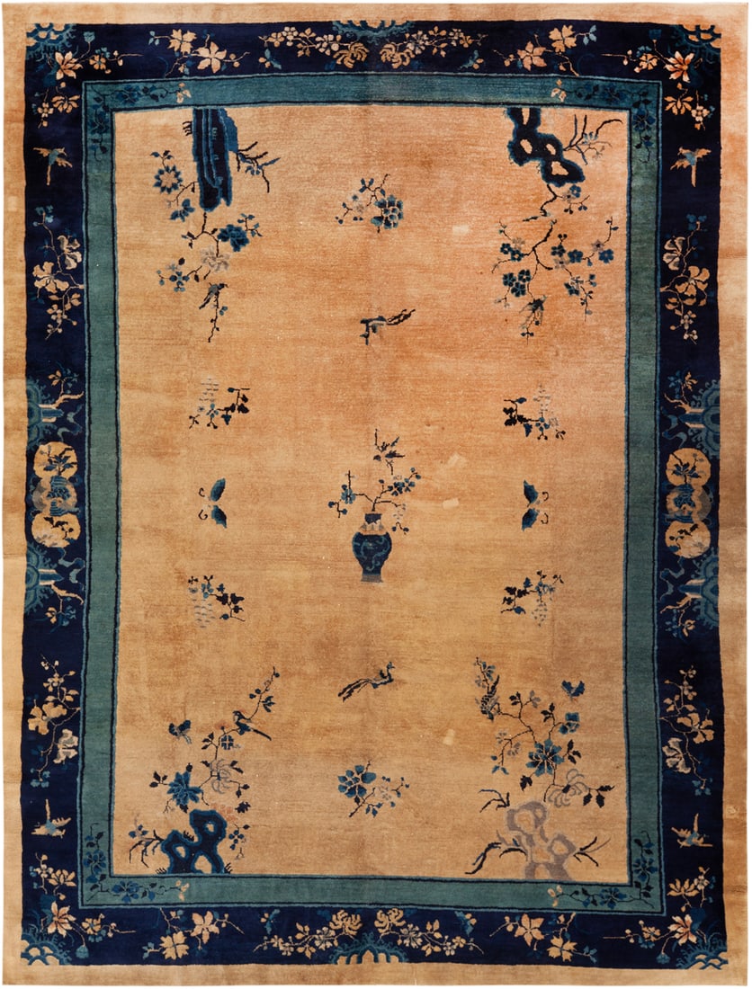 No Reserve - Antique Chinese Peking Rug - Circa 1925 - 11 ft 6 in x 8 ft 9 in (3.5 m x 2.66 m) (1 of 1)