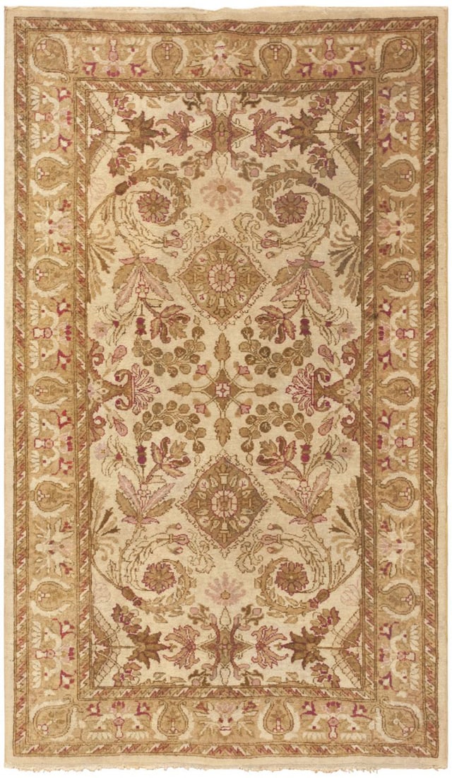 No Reserve -Antique Indian Agra Rug - Circa 1900 - 6 ft 9 in x 4 ft (2.06 m x 1.22 m) (1 of 9)