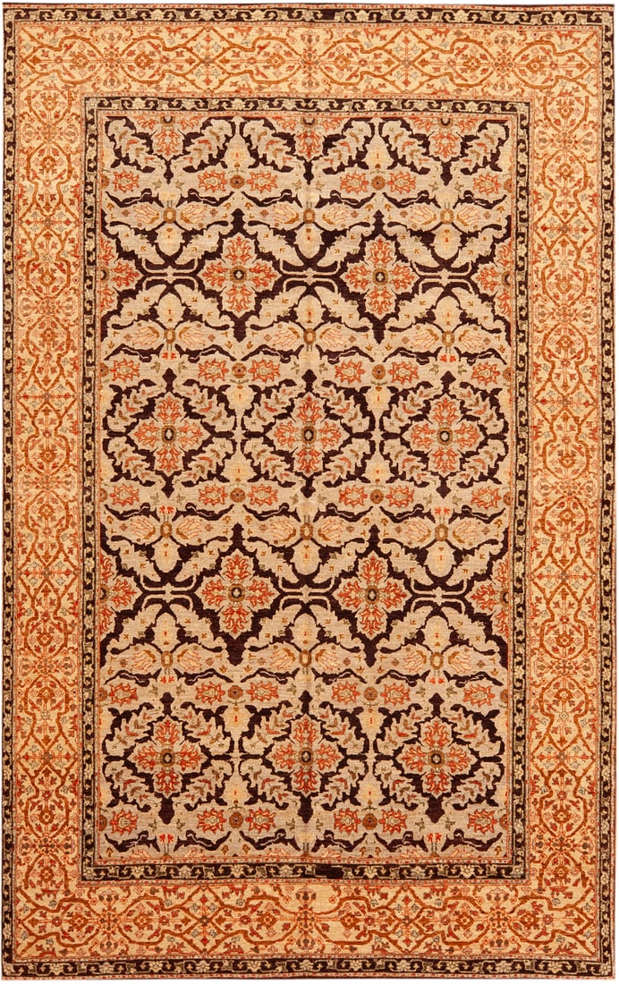 No Reserve - Contemporary Indian Rug - Early 21st Century - 9 ft 4 in x 5 ft 9 in (2.84 m x 1.75 m) (1 of 1)