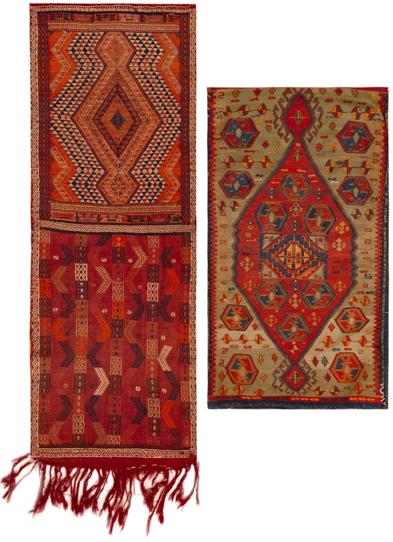 No Reserve -Antique Persian Jijim and Tribal Bag Face - Circa 1900 - 5 ft x 1 ft 10 in (1.52 m x (1 of 1)