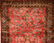 Antique Red Color Silk Kashan Persian Runner Rug Carpet - 2