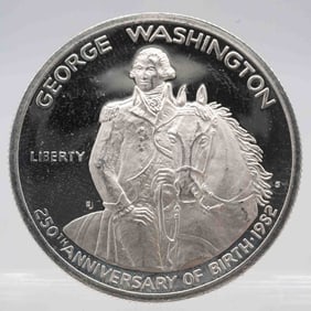 1982 George Washington 250 Anniversary Proof Silver Half Dollar