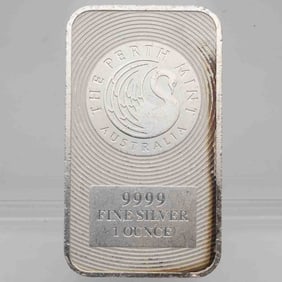 Perth Mint Swan 1oz Silver Bar