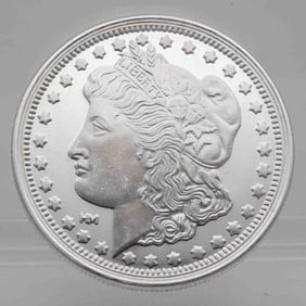 Morgan Dollar Style 1oz Silver Round