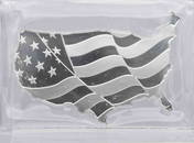 Elemetal American Flag 5oz Silver Bar