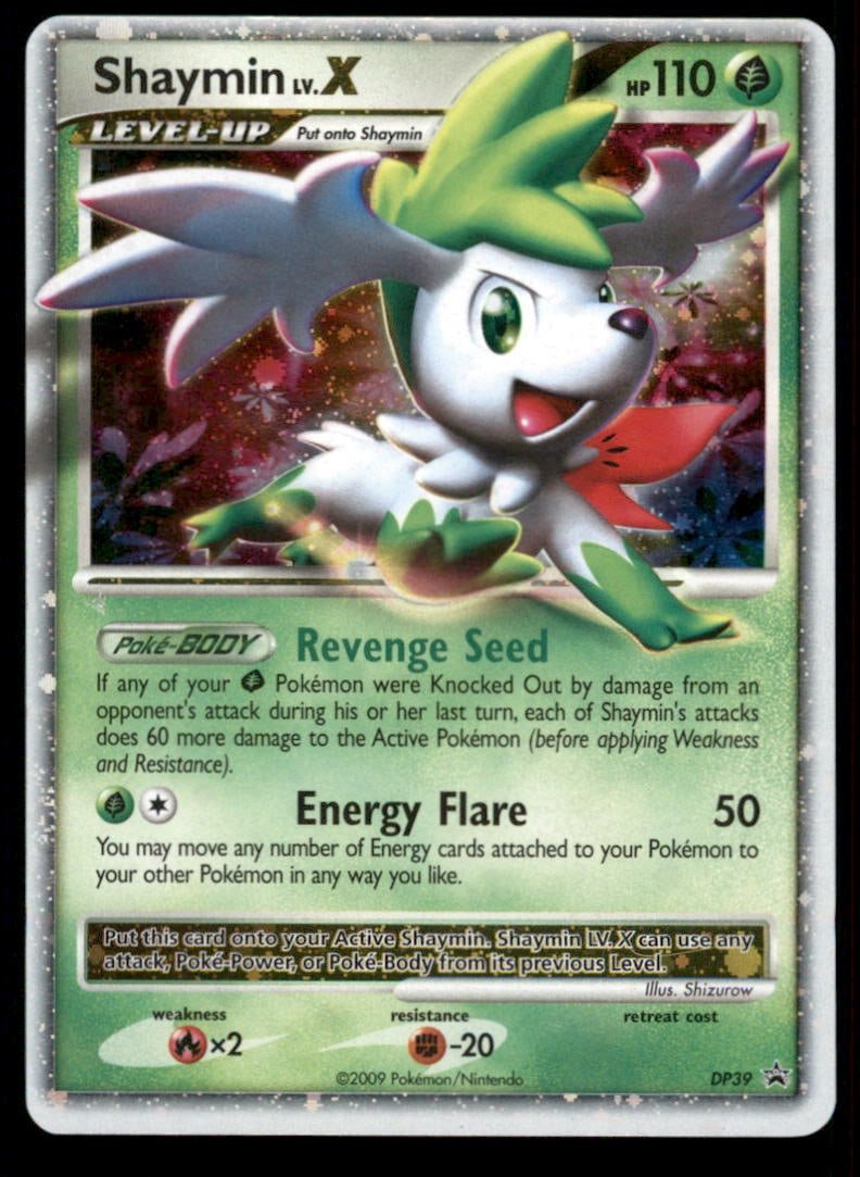 Shaymin LV.X Diamond and Pearl Promos #DP39 Holo Pokemon Card (1 of 2)