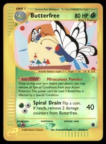 Butterfree (38) Expedition #038/165 Holo Pokemon Card