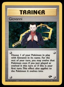 Giovanni (18) Gym Challenge #018/132 Holo Pokemon Card