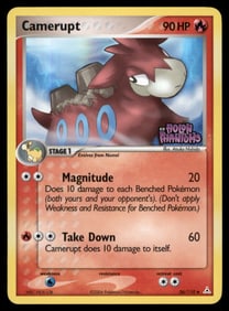 Camerupt Stamped Holon Phantoms #36/110 Holo Pokemon Card