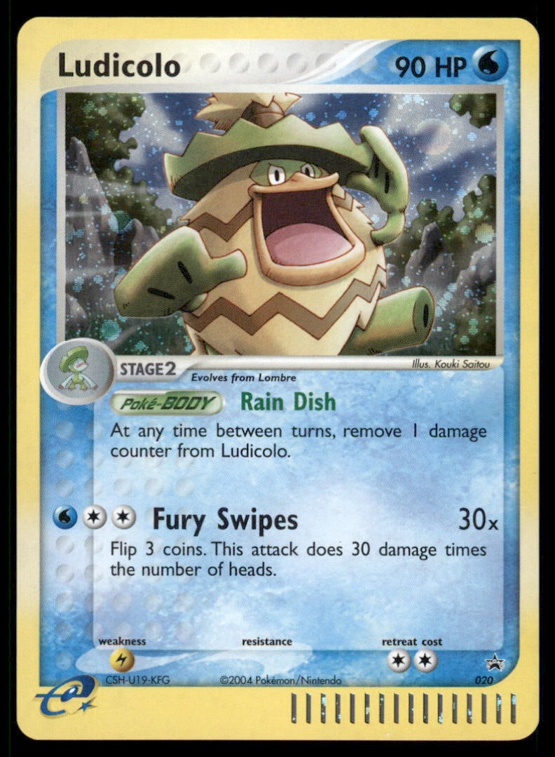 Ludicolo Nintendo Promos #020 Holo Pokemon Card: We offer combined shipping on multiple items. Buyers may also arrange their own shipping. LiveShipping is a separate and independent option for shipping that is NOT a part of the auction house or thei