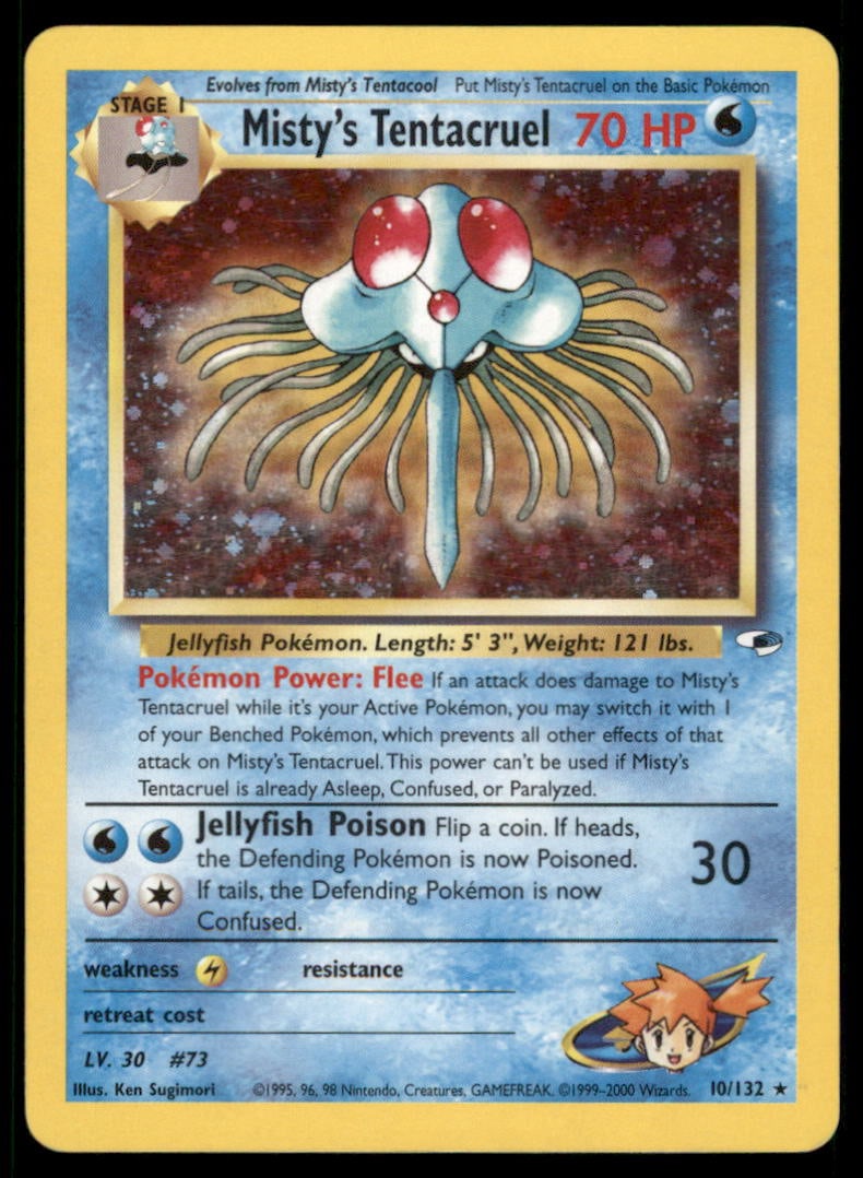 Misty's Tentacruel Gym Heroes #010/132 Holo Pokemon Card: We offer combined shipping on multiple items. Buyers may also arrange their own shipping. LiveShipping is a separate and independent option for shipping that is NOT a part of the auction house or thei